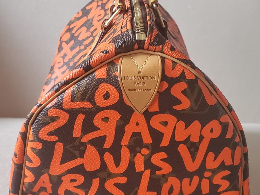 Louis Vuitton, Bags, Louis Vuitton Lv Speedy Hand Bag Brown Graffiti  542634